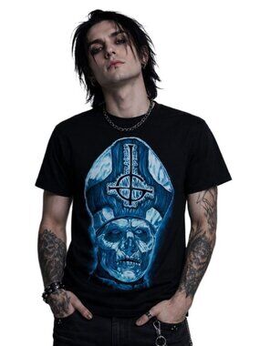 NEW Hot Topic Ghost Papa Emeritus II Short Sleeve T-Shirt - Size: Large